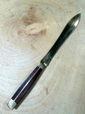 Vintage Wood and Brass Letter Opener